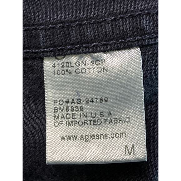 AG Adriano Goldschmied Men’s Denim Jacket Navy 100% Cotton Made in USA M - Picture 6 of 8